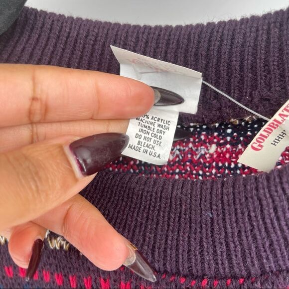 VINTAGE Centennial Knits USA Unisex Knit Acrylic Crewneck Pullover Sweater Large - Picture 6 of 12